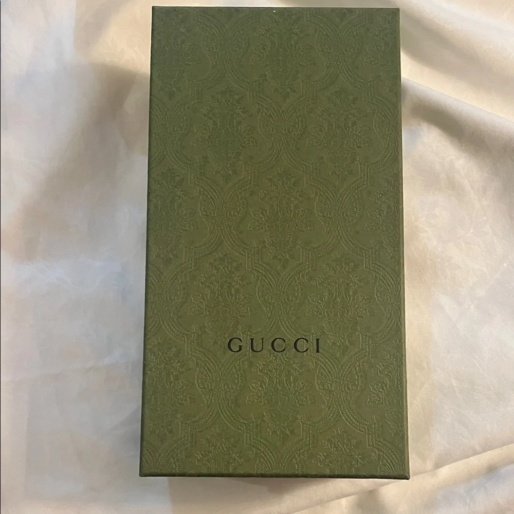 Gucci Olive Green Patterned Box